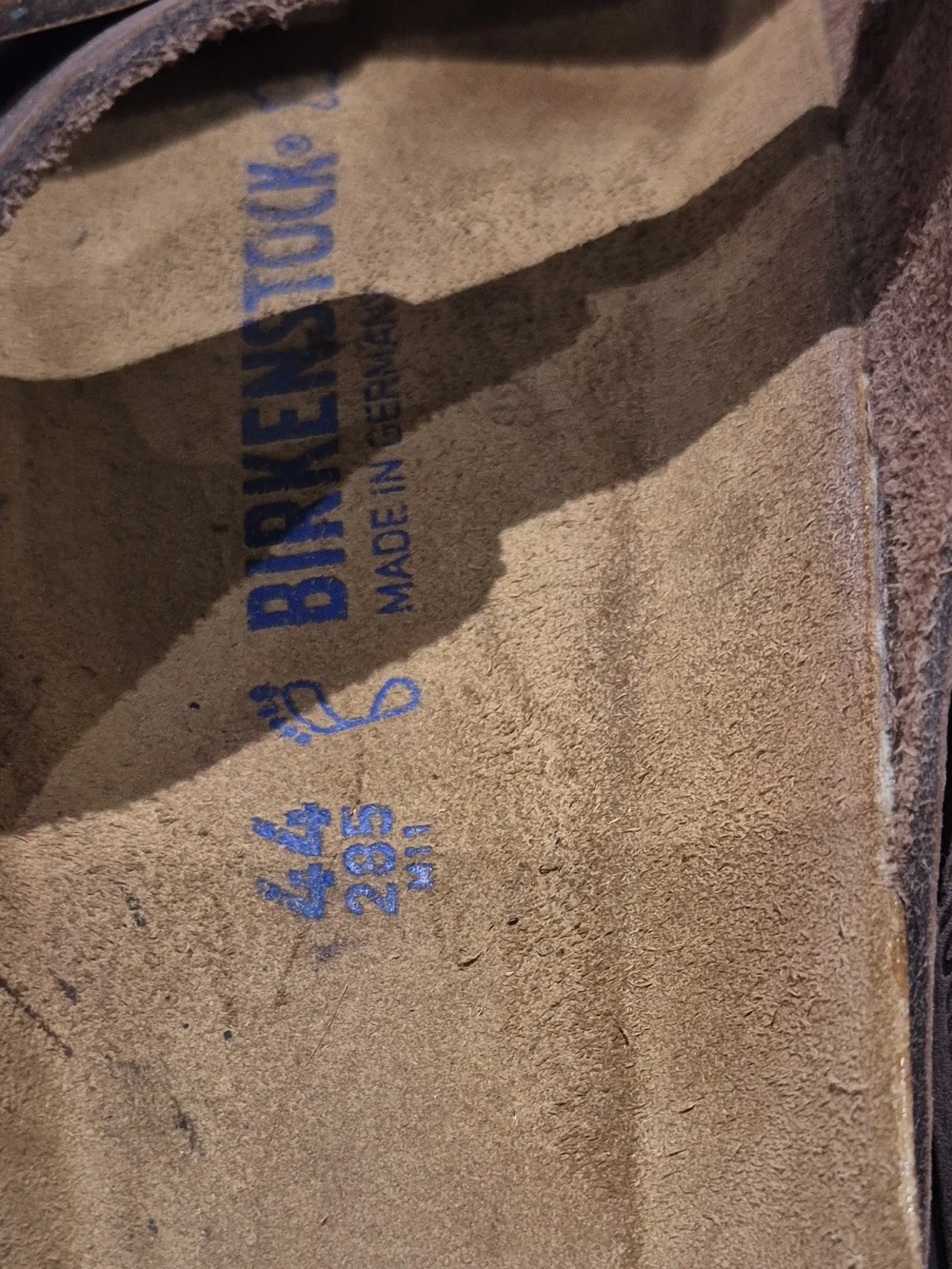 Birkenstock Brown Arizona Two-Strap Leather Sandals